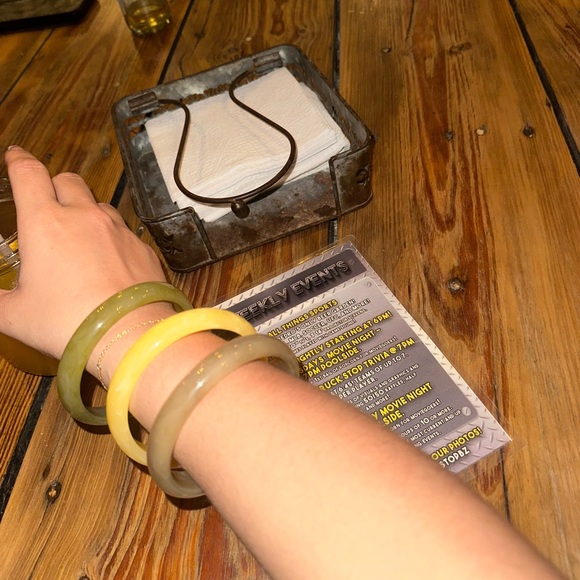 JoDune Yellow Bangle Set - Picture 2 of 4